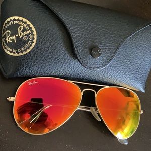 Ray Ban Reflective Aviators